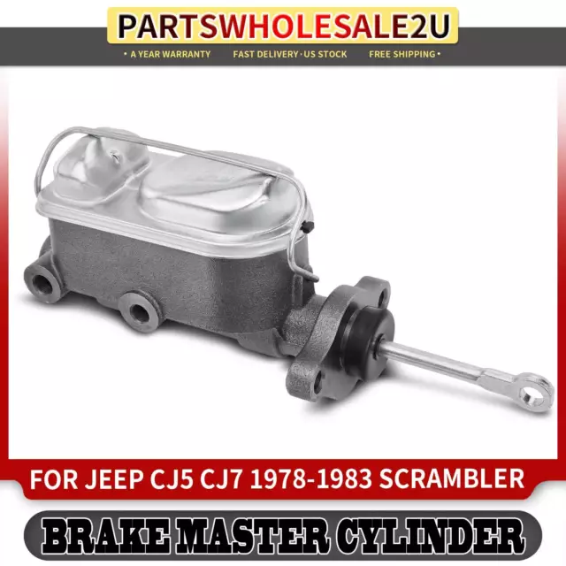 Brake Master Cylinder for Jeep CJ5 CJ7 1978-1983 Scrambler 81-83 Manual Brake