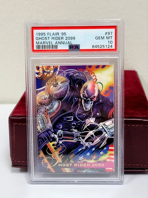 1995 Flair '95 Marvel Annual #97 Ghost Rider 2099 Trading Card - PSA 10 GEM Mint
