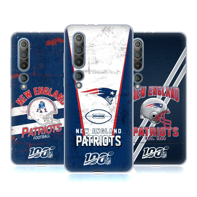Custodia Ufficiale Nfl New England Patriots Logo Art Gel Morbido Per Telefoni Xiaomi