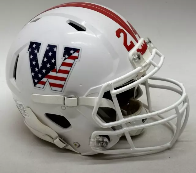 Riddell Youth Small Speed Classic Football Helmet White New Jersey High School