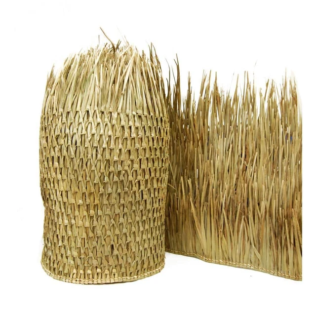 Tiki Hut Palm Leaf Runner Mexican Thatch Roll Palapa Bar Tropical Roofing Panel