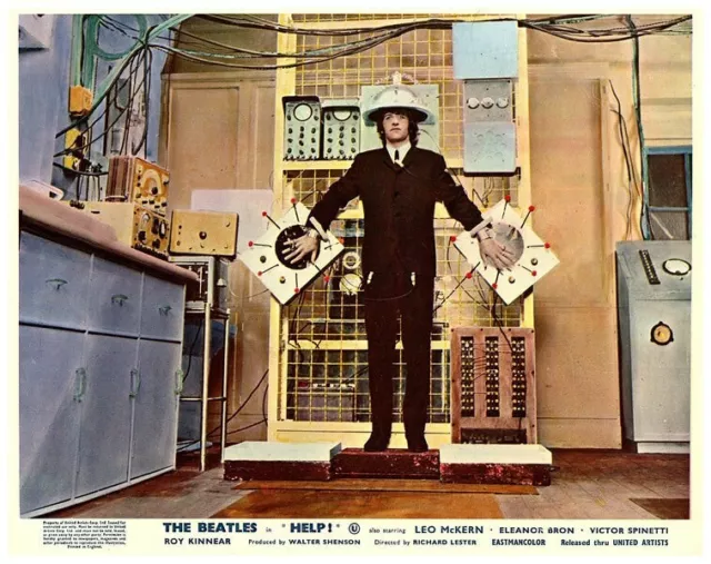 HELP! Original British Front of House Lobby Card The Beatles Ringo Starr RARE
