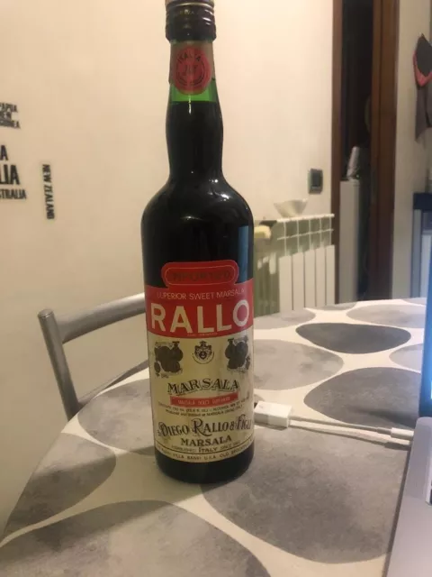 1 Bt. Marsala Superiore by Diego Rallo & Figli - 750ml 18%, vera rarità