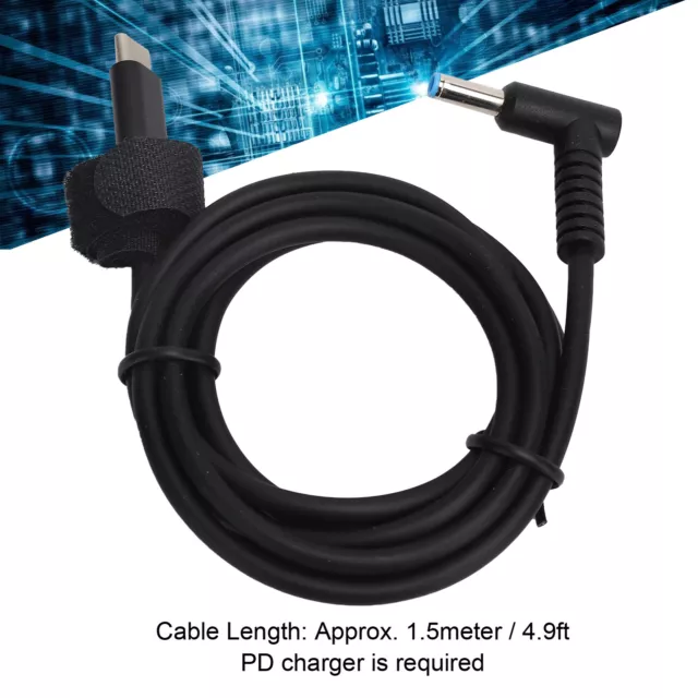 JORINDO Laptop Fast Charging Cable USBC To 4.5x3.0mm DC Plug PD Power Cord 6 EOB