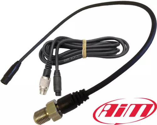 AiM Mychron 4 - 5 Water Temperature Sensor with Patch Lead-Kart Rotax Temp