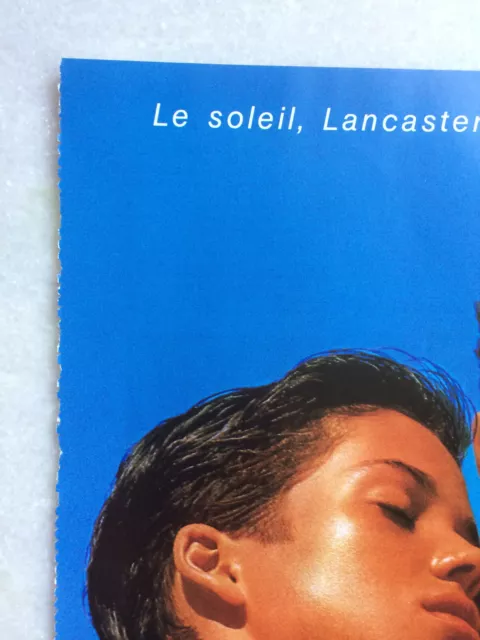 Publicité Lancaster beauté 1987 soleil vintage sun pub Advert ad crème solaire 2