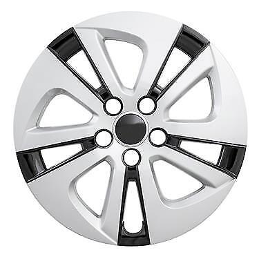 NEW 2016-2018 Toyota PRIUS 15" Silver Black Hubcap Wheelcover