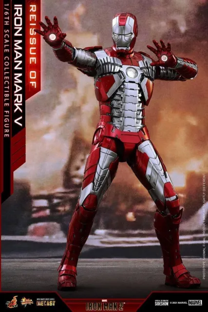 HOT TOYS 1/6 Marvel: Iron Man 2 - Iron Man Mark V Diecast (Reissue) MMS400 D18