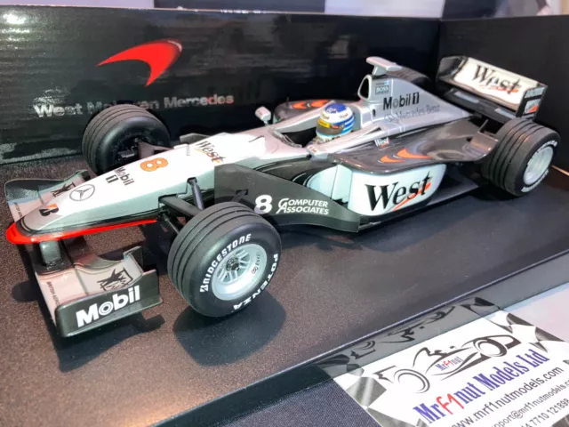 1:18 Minichamps McLaren Direct Mika Hakkinen McLaren MP4/13 #8 WEST livery 1998