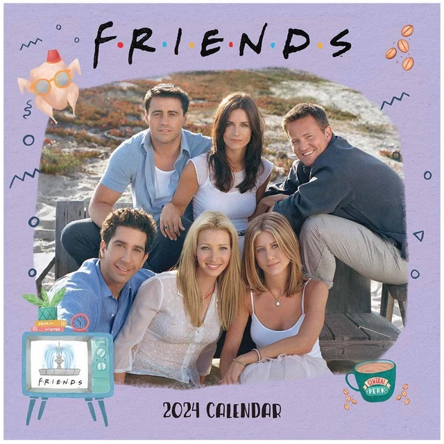 FRIENDS SQUARE CALENDAR 2025 Wall Planner Diary Gift 22.98 PicClick