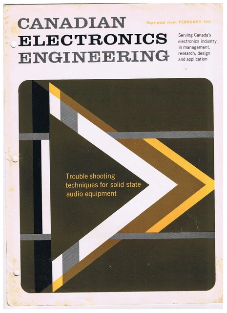 Canadian Electronics Engineering Troubleshooting Techniques For Solid State 1964