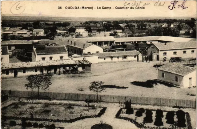 CPA AK MAROC OUDJDA Le Camp Quartier du Génie (720249)