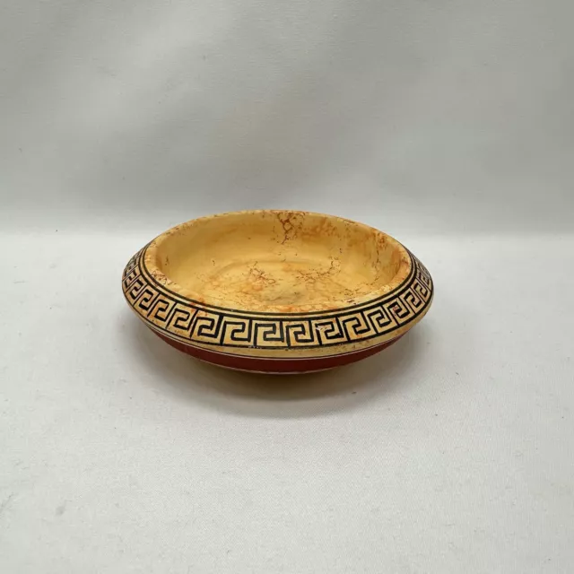 Greek Decorative Plate Bowl Dish Period 500 BC Copy Replica Handmade Greece Art