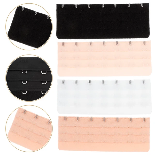 4 PCS BODYSUIT Extender Bra Strap Corset Extenders 7 Hook £4.68