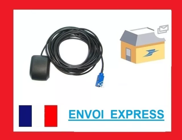 Antenne GPS Fakra pour Peugeot RT4/5, RT6 Wipnav Wipcom, Sat Nav