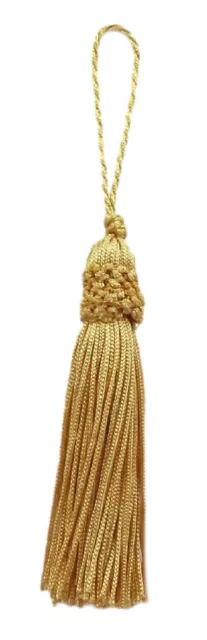 Antique Gold 3" Chainette Tassels Gold [Set of 10]