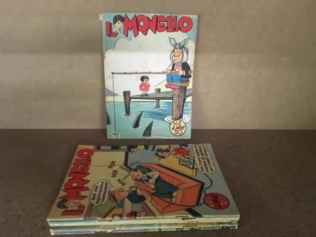 IL MONELLO Anno VIII 8 n. 4 8 9 29 35 38 41 Universo 1960 Lotto di 7 fumetti