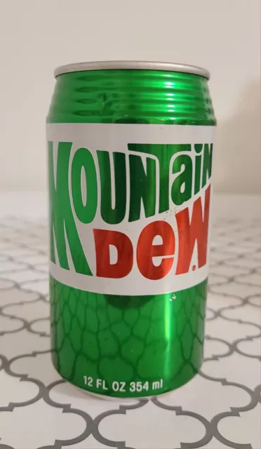 1986 Mountain Dew Soda Pop Can Empty 12 Oz Cincinnati Ohio