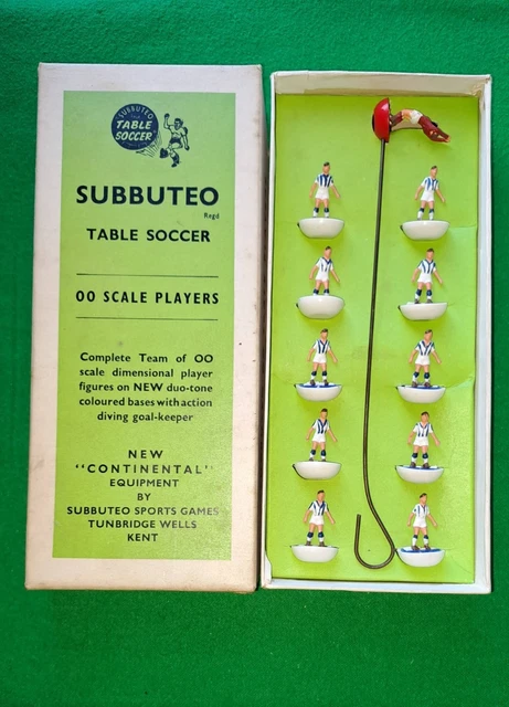 Collection Vintage Subbuteo - Équipe West Bromwich Albion, Modèle Ultraléger Référence 464, C100