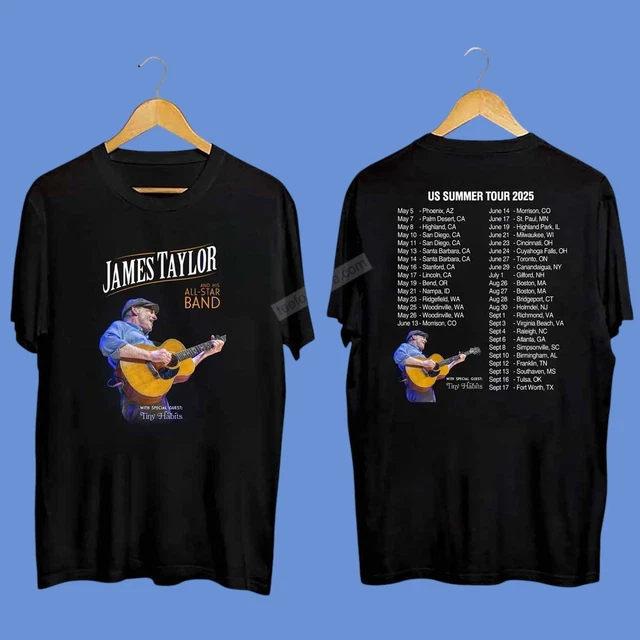 James Taylor SUMMER TOUR '83 Tシャツ VTG JAMES TAYLOR Summer Tour 1982 The Knits Baseball Shirt Gray