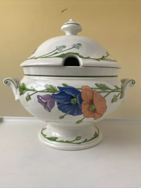 Villeroy et Boch Soupière décor AMAPOLA Collection Vintage Fleurs