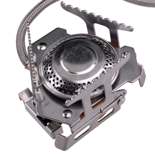 PORTABLE CAMP STOVE Single Burner Cast Iron Propane Gas LPG Outdoor BBQ