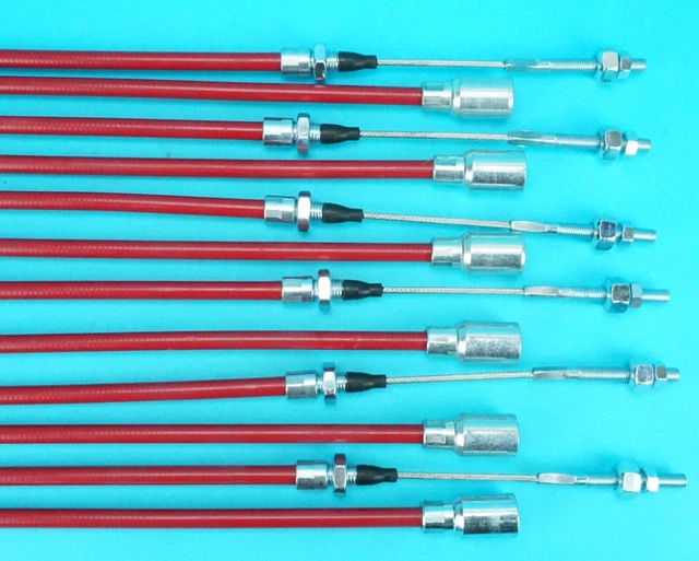 TRIPLE AXLE STAINLESS Brake Cables for Ifor Williams Plant Trailer