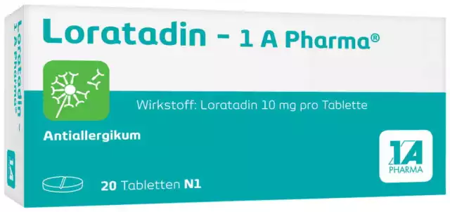 Loratadin - 1A Pharma 20 St Tabletten