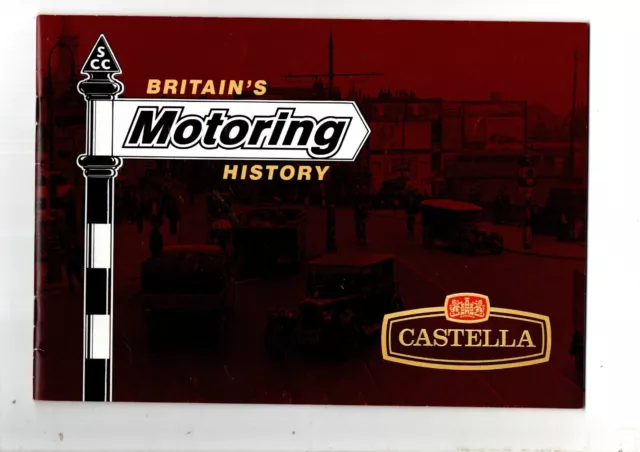 Britains Motoring History  Empty Album + Set 30 Cards Sleeved 1991 Castella Ex