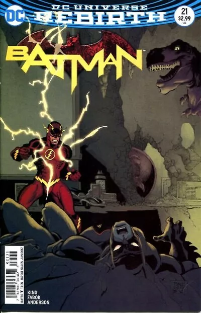 BATMAN (Vol. 3) #21 F/VF, Tim Sale c. Direct DC Comics 2017 Stock Image