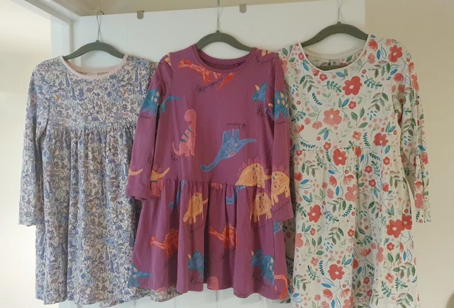 Girls age 4-5 bundle Next dresses x 3