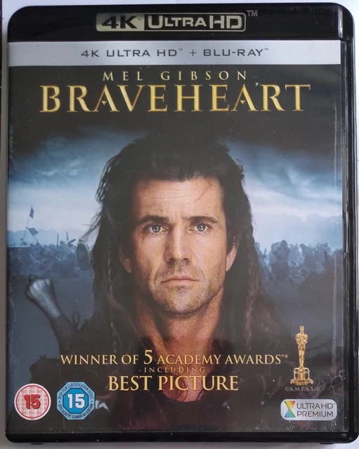 BRAVEHEART - MEL Gibson (4K Ultra HD & Blu-ray) £15.50 - PicClick UK