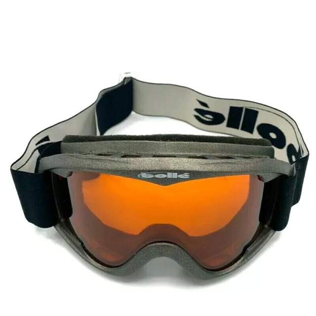 Bolle Snow Ski Goggles Charcoal Frame With Red Rose Tint Unisex