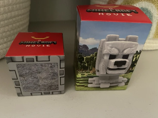 MINECRAFT MOVIE MCDONALD'S Happy Meal Toys 2025 Wolf And Garett New £12 ...