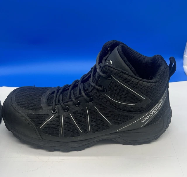 WOLVERINE MEN'S AMHERST II CarbonMAX Work Comp Toe Boot Black 7.5EW £31 ...