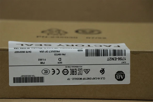 1756-EN2T /D Allen Bradley ControlLogix EtherNet/IP Module New Sealed