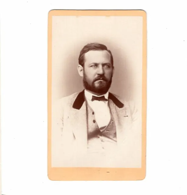 CDV Foto Herrenportrait - Baden / Landau 1870er