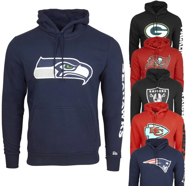 New Era NFL Fleece Hoody - VERTICAL Bucs Seahawks Patriots