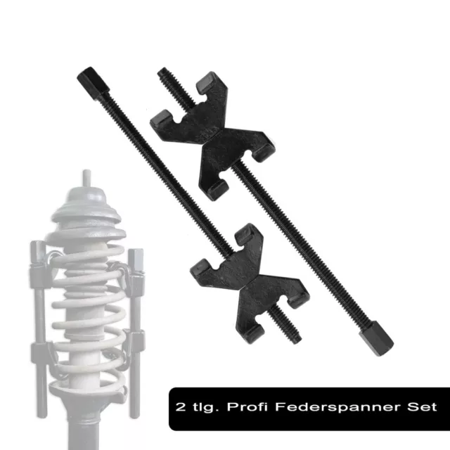 2tlg Federspanner Ausdrücker Federbein Stossdämpfer Fahrwerk Tuning 380 mm DE