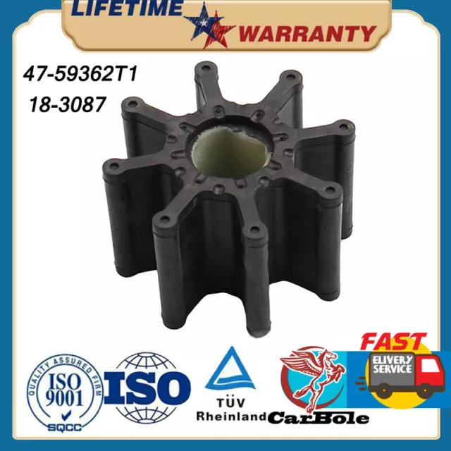 Water Pump Impeller 47-59362T1 18-3087 For Mercury Mercruiser Bravo 4.3/ 7.4L V8