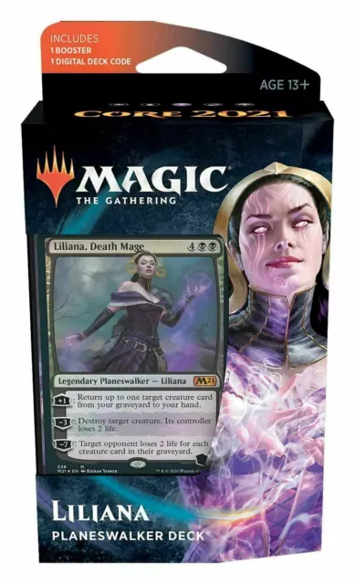 Planeswalker Deck - LILIANA ~ Core 2021 ~ Magic the Gathering MTG SEALED