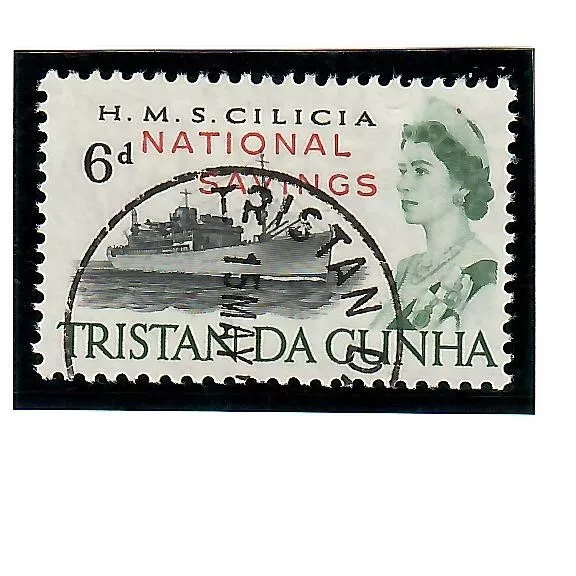 Tristan Da Cunha 1970Postal Fiscal 6 d fine used