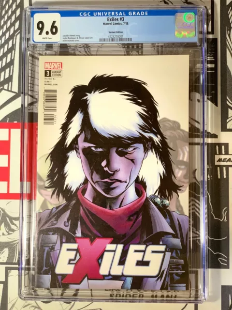 Exiles #3 Variant Cover CGC 9.6 1st Appearance of Captain Peggy Carter 2018