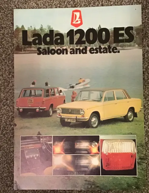 Lada 1200 ES Saloon & Estate UK Market Car Sales Brochure