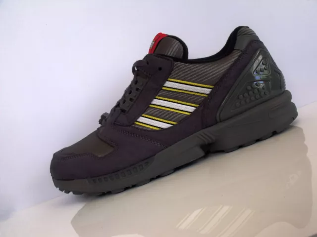 ADIDAS ZX 8000 X LEGO PACK Torsion Sneaker grey grau/gelb weiß Gr.40