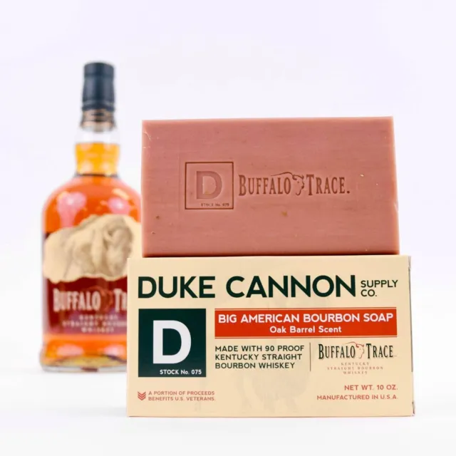 Duke Cannon Big American Bourbon Oak Barrel Soap - Large Bar