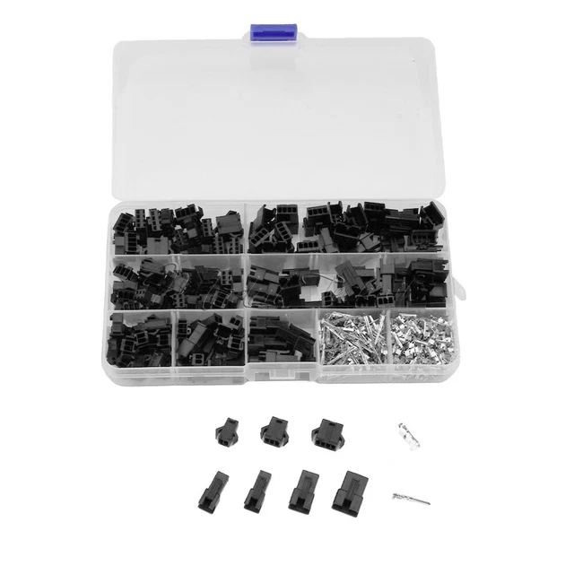 Terminla Rubber 480PCS/SET 2.54MM PITCH SM 2P 3P 4P Male Female Rubber Shell Terminal ...
