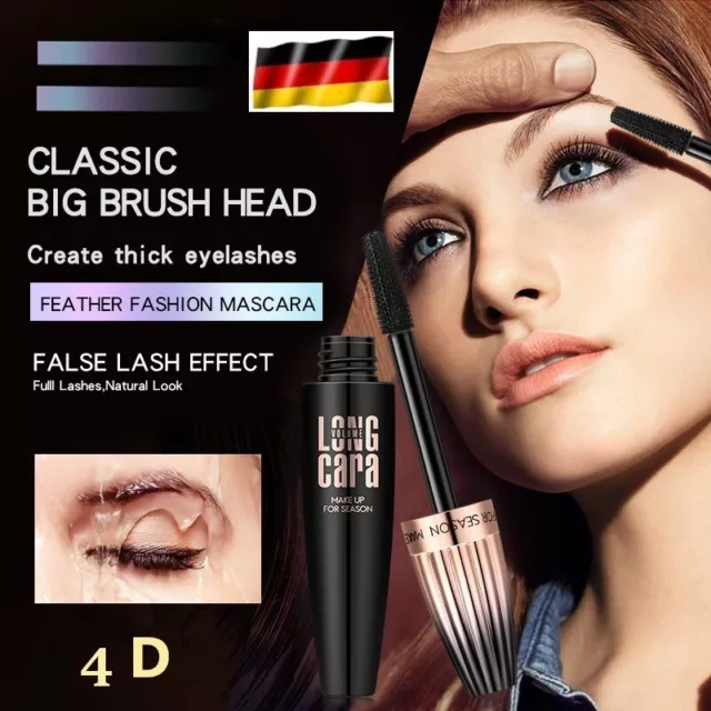 NEU!!! 4D SILK FIBER Wimperntusche MACFEE Long Cara SEIDEN FASER Mascara Lash