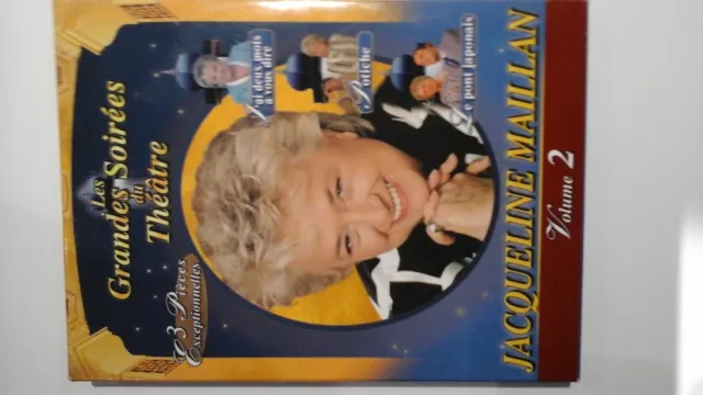 Dvd Jacqueline Maillan Les Grandes Soirees Du Theatre / Coffret 3 Dvd