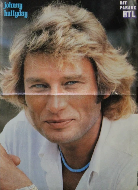 Poster Johnny Hallyday 40x60cm - Reproduction Haute Qualité D'Affiche Vintage